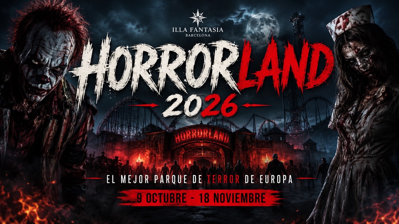 Horrorland 2026: fechas, entradas, precios y novedades del parque de terror de Barcelona