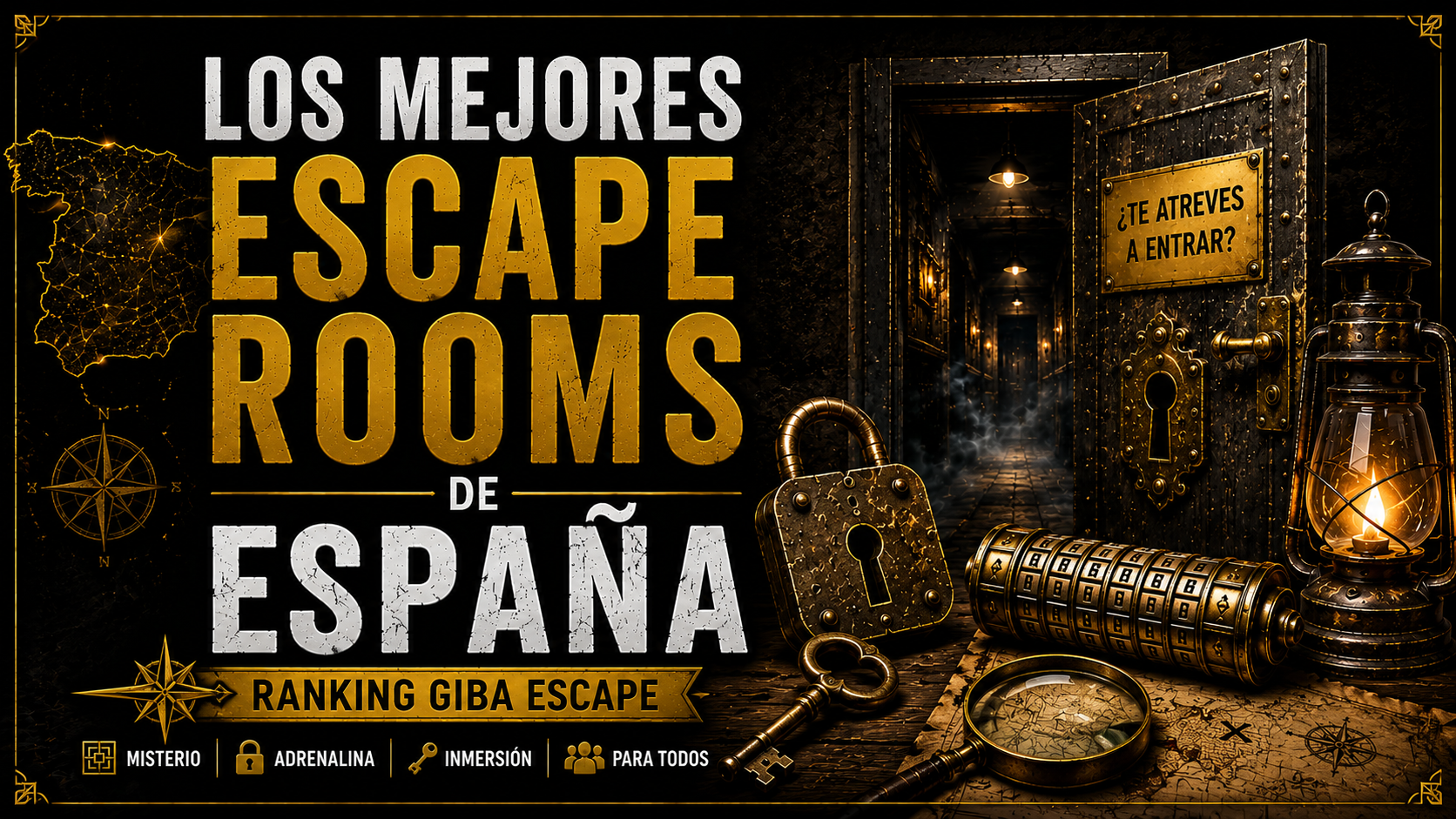 Los mejores escape rooms de España 2026 | Ranking GIBA